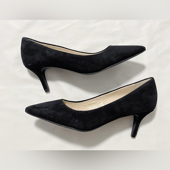 Cole Haan Marta Waterproof Pointed Toe Mid-Heel Pumps - Picture 6 of 12